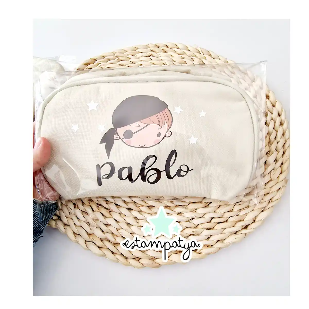 Neceser para invitados diseño Pirata - Estampatya Neceser para invitados diseño Pirata 2