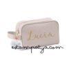 Neceser personalizado con nombre y llavero para invitados - Estampatya Neceser personalizado con nombre y llavero para invitados
