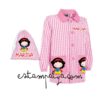 Pack bata y bolsita merienda diseño princesas - Estampatya Pack bata y bolsita merienda diseño princesas - Imagen 2