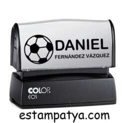 Sello textil personalizado "Balón de futbol" - Imagen 2