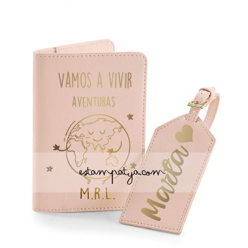 Pack de Viaje Personalizado Vamos a vivir Aventuras - Estampatya Pack de Viaje Personalizado Vamos a vivir Aventuras