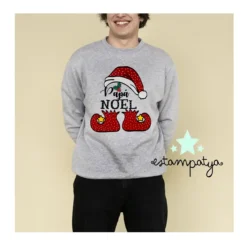 Sudadera Navidad Familia Noel - Estampatya Sudadera Navidad Familia Noel diseño papá noel