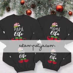 sudaderas navidad elfo familiares