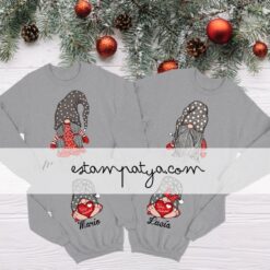 Sudadera Navidad Familia Gnomo - Estampatya Sudadera Navidad Familia Gnomo
