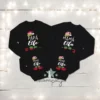 Sudaderas familia elfo para Navidad