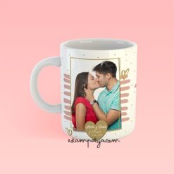 Taza para parejas personalizada "Contigo"