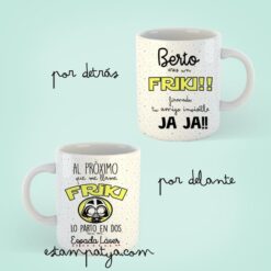 Taza amigo invisible Friki