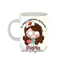 Taza La mejor enfermera personalizada