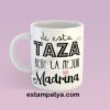 Taza la mejor madrina personalizada - Estampatya Taza la mejor madrina personalizada