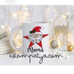 Taza Navidad personalizada Papa Noel