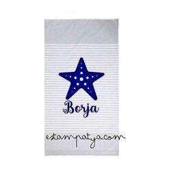 Toalla Personalizada con nombre y estrella colores - Imagen 6