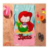 Toalla personalizada princesas