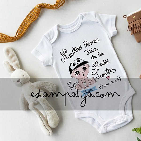 Body nuestro primer día de la madre juntos - Estampatya Body nuestro primer día de la madre juntos - Imagen 2