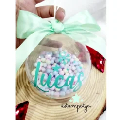 bola navidad nombre en mint