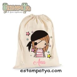 Bolsa Merienda pirata personalizada - Imagen 2