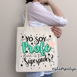 Regalo Profe: Bolsa yo soy profe cual es tu superpoder
