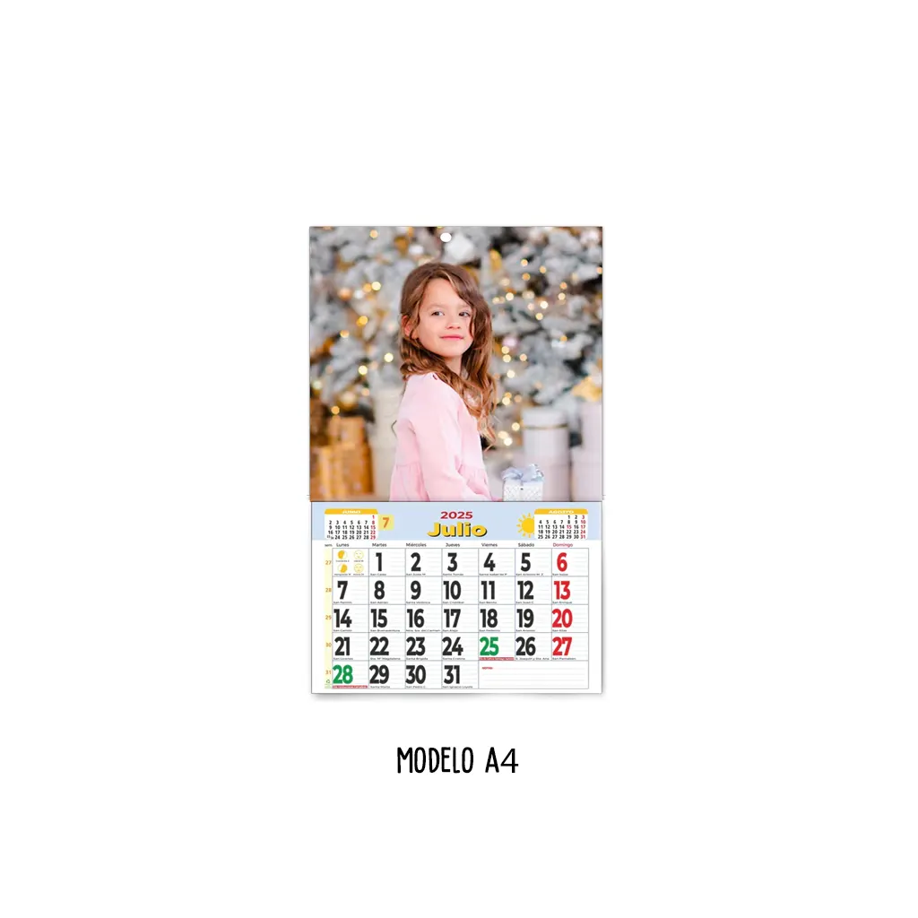 Calendario Faldilla Personalizado - Estampatya Calendario Faldilla Personalizado a4