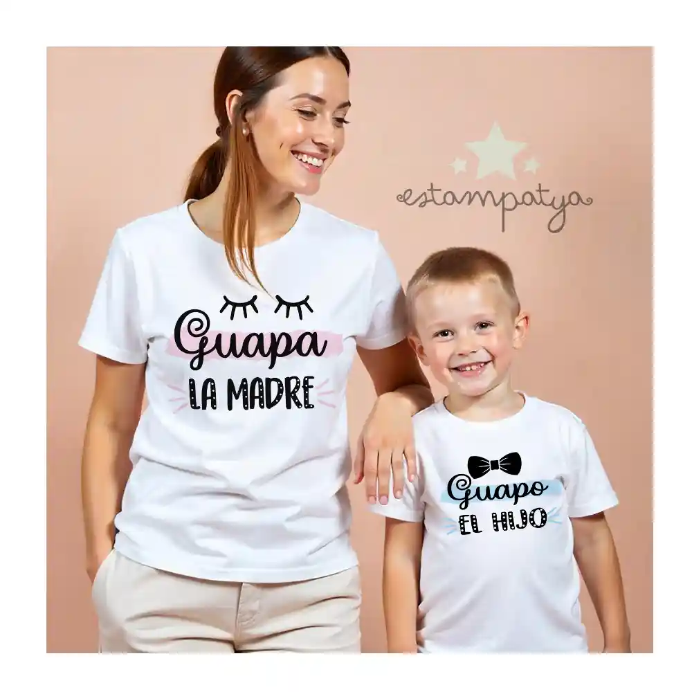 Camisetas madre e hijo guapos