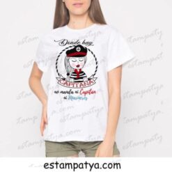 Camiseta mamá capitana