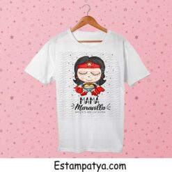 Camiseta mamá maravilla
