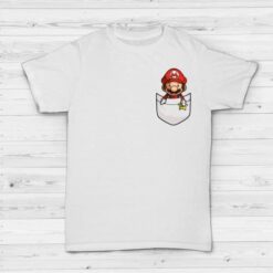 Camiseta bolsillo mario bross