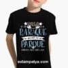 camiseta nino lo que pasa en el parque se queda en el parque 5 | Estampatya