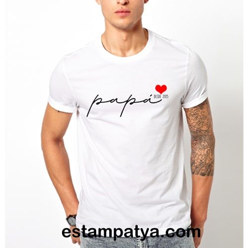 Camiseta papá desde - Estampatya Camiseta papá desde, camiseta para el día del padre