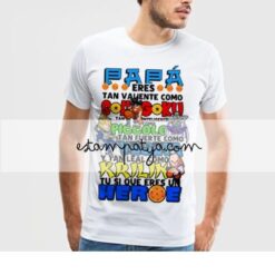 Camiseta Papá Dragón Ball blanca