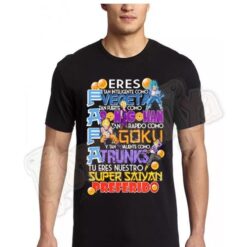 Camiseta Papá Dragón Ball Sayans 1