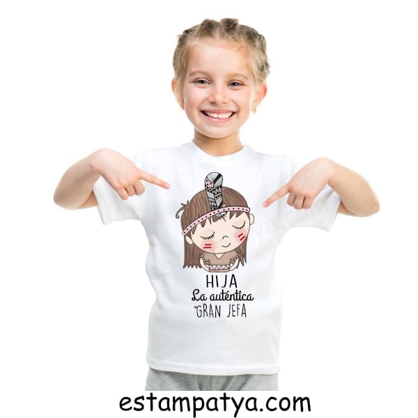 Camisetas Papá gran jefe - Estampatya camiseta gran jefe imagen 2