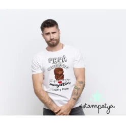 Camiseta personalizada para el día del padre con diseño de papá gruñón
