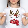 Camiseta Navidad Reno Personalizada