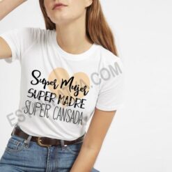 Camiseta supermamá cansada