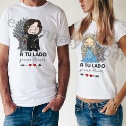 Camisetas San Valentín a tu lado quiero reinar
