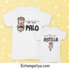 Pack camisetas Papá : De tal palo, tal astilla - Estampatya Pack camisetas Papá : De tal palo, tal astilla