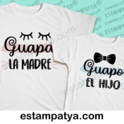 Camisetas madre e hijo guapos