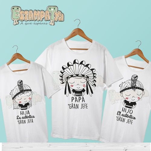 Camisetas Papá gran jefe - Estampatya Camisetas Papá gran jefe imagen 2