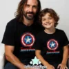 Camisetas Papá "Capitán américa super papá" - Estampatya Camisetas Papá "Capitán américa super papá" imagen