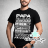 Camiseta papa superheroe vintage - Estampatya camiseta papá super héroes vintage blanco y negro