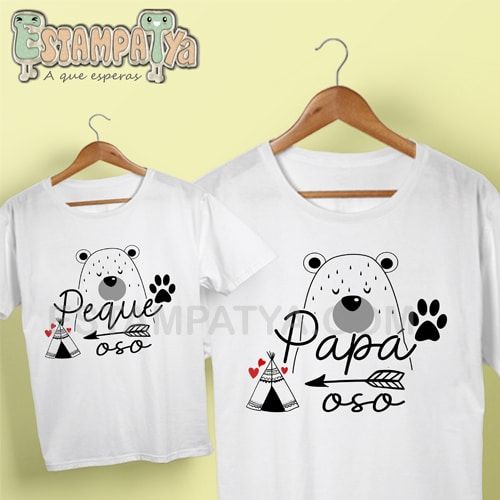 Camisetas Papá oso - Estampatya Camisetas Papá oso