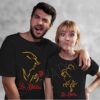 Camisetas San Valentín la bella y la bestia new - Estampatya Camisetas San Valentín la bella y la bestia new
