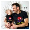 Camisetas padre y peque Spider Papi