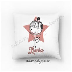 cojin bailarina personalizado
