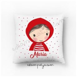 cojin caperucita personalizado