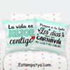 Cojin La vida a tu lado es mejor