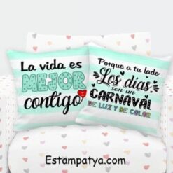 Cojin La vida a tu lado es mejor