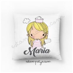 Cojín marinera personalizado