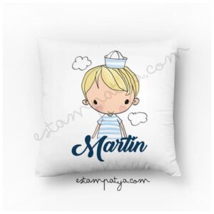 Cojín Marinero personalizado