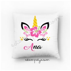 cojin unicornio personalizado