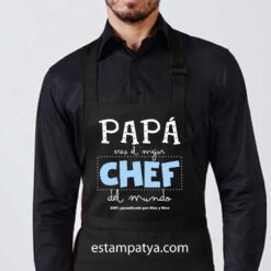 Delantal Papá eres el mejor chef